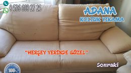 Adana Yüreğir Koltuk Yıkama ( Afet Evleri ) Süet Koltuk